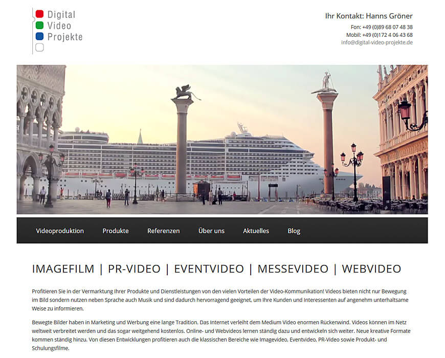 Website: Digital-Video-Projekte