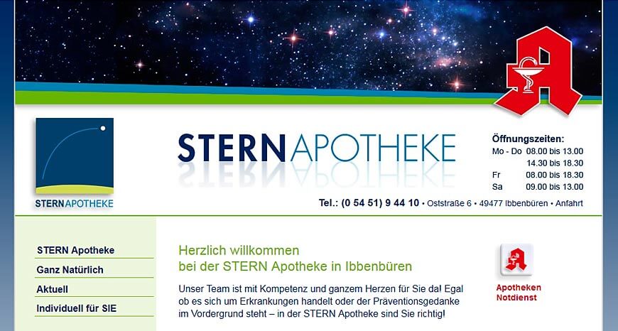 Website: Stern Apotheke
